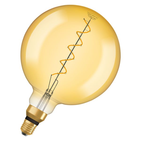 Vintage 1906 Big Globe 28 Filament 4W 820 Gold E27 - 