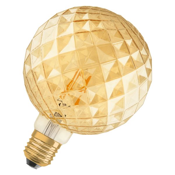 Vintage 1906 Big Globe 40 Filament Pine 4W 824 Gold E27 - 