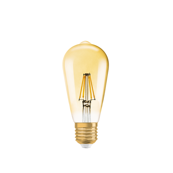 Vintage 1906 Edison 35 Filament 4W 824 Gold E27 - , изображение 2