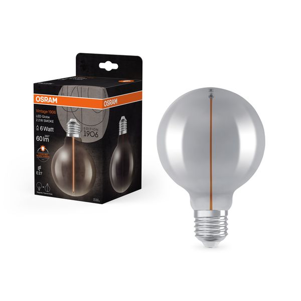 Vintage 1906 Globe 95 6 Filament Magnetic 2.2W 818 Smoke E27 - , изображение 8