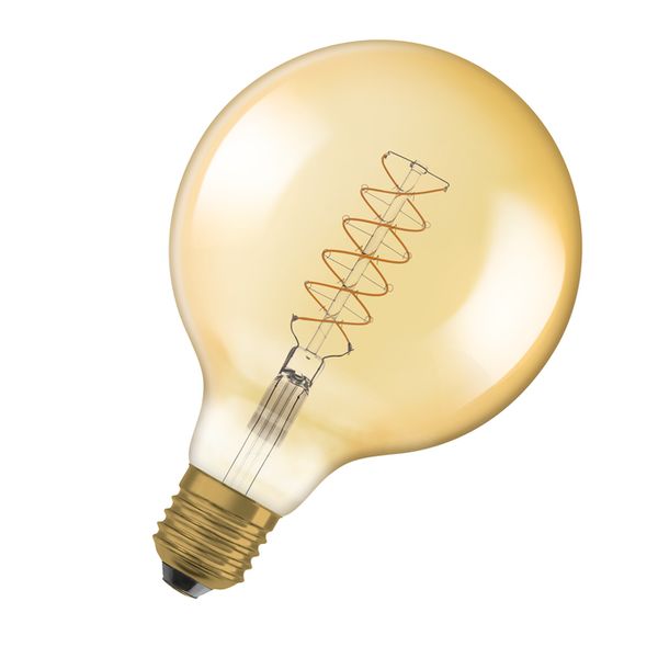 Vintage 1906 Globe 125 48 Filament DIM 7W 822 Gold E27 - 