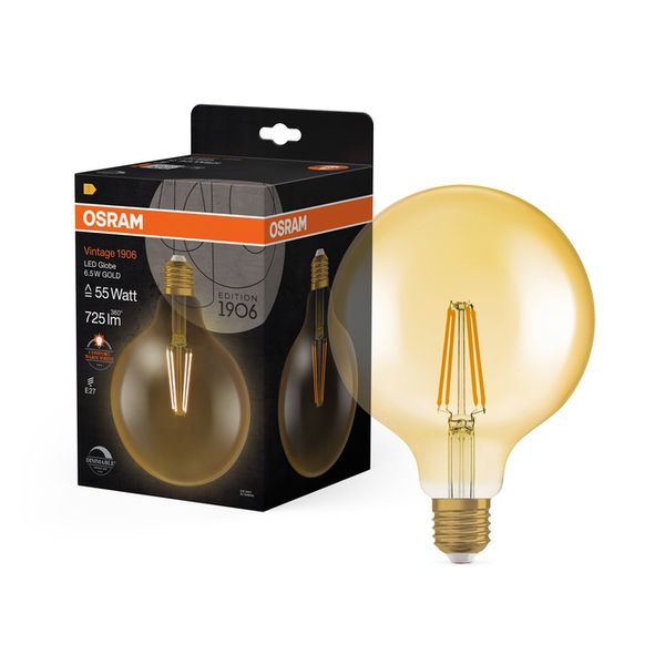 Vintage 1906 Globe 55 Filament DIM 6.5W 824 Gold E27 - , изображение 23
