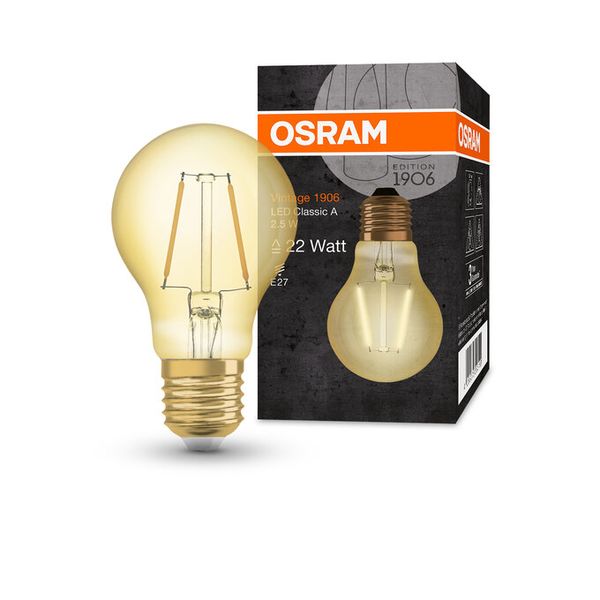Vintage 1906 Classic A 22 Filament 2.5W 824 Gold E27 - , изображение 5