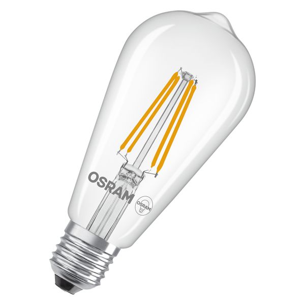 LED Classic Edison 40 Filament Energy efficiency class A 2.2W 827 Clear E27 - 