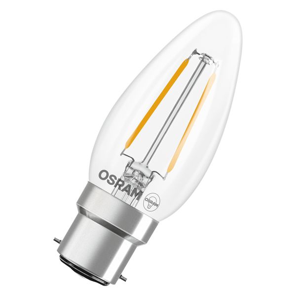 LED Star Classic B 25 Filament 1.8W 827 Clear B22d - 