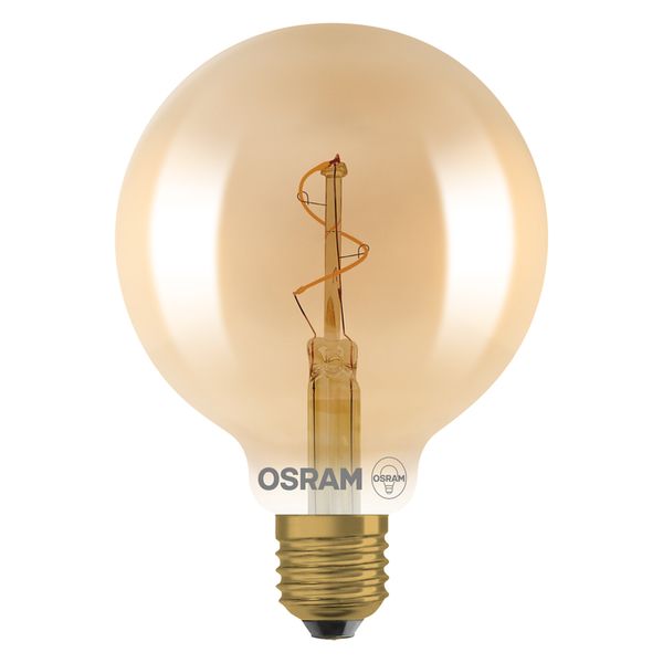 Vintage 1906 Globe 95 Spiral Filament 1.8W 822 Gold E27 - , изображение 2