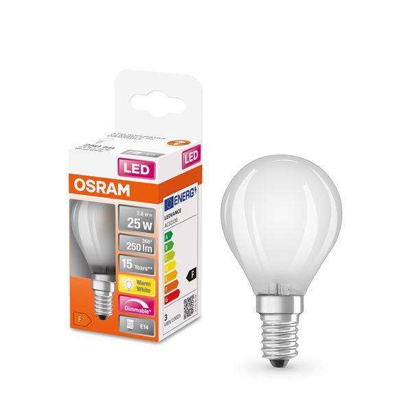 LED Superstar Classic P 25 DIM 2.8W 827 Frosted E14 - , изображение 4