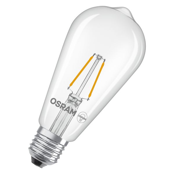 LED Star Classic Edison 25 Filament 1.8W 827 Clear E27 - 