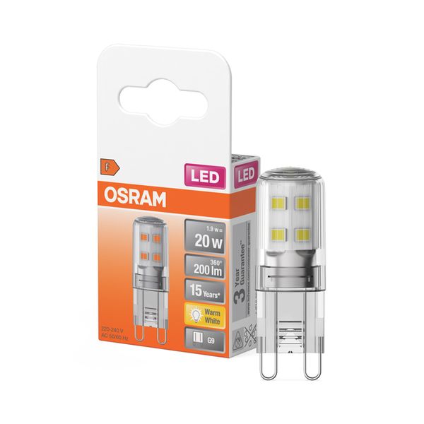 LED PIN 20 300° 1.9W 827 Clear G9 - , изображение 8