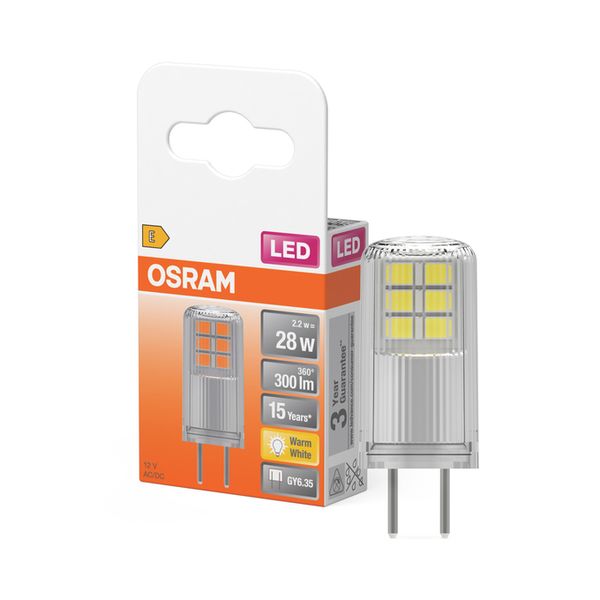 LED PIN 28 320° 2.2W 827 Clear GY6.35 - , изображение 8