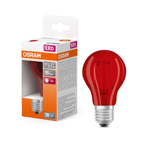 LED Star Classic A 15 Decor 2.5W 510 Red E27 - , изображение 6