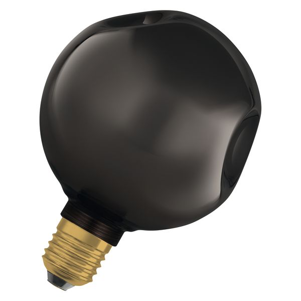 DECOR LED FLAT LAMP 3.5W 827 E27 Non-DIM IN ELECTRO GLASS SMALL BLACK - 