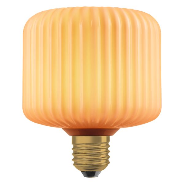 DECOR LED FLAT LAMP 3.5W 827 E27 Non-DIM IN COLOURED GLASS SQUARE ORANGE - , изображение 16