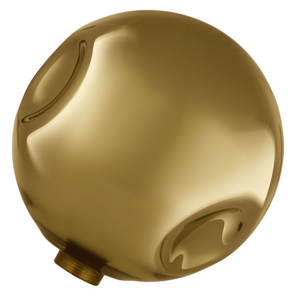 DECOR LED FLAT LAMP 3.5W 827 E27 Non-DIM IN ELECTRO GLASS LARGE GOLD - , изображение 2