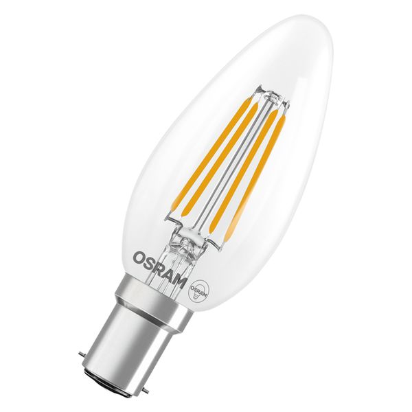 LED Star Classic B 40 Filament 3.4W 827 Clear B15d - 