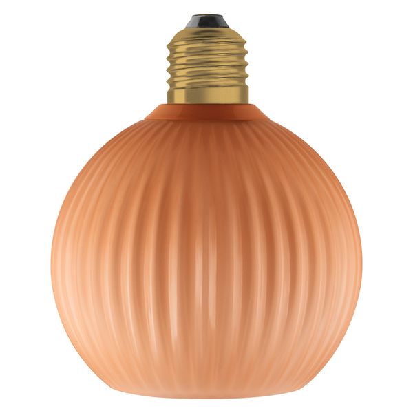 DECOR LED FLAT LAMP 3.5W 827 E27 Non-DIM IN COLOURED GLASS GLOBE ORANGE - , изображение 10