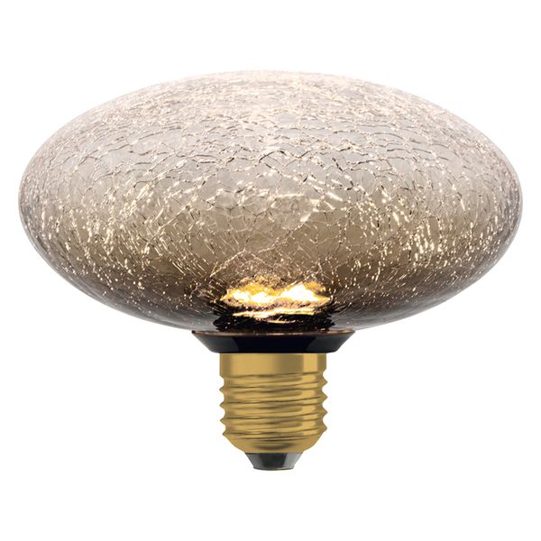 DECOR LED FLAT LAMP 3.5W 827 E27 Non-Dim IN CRACKED GLASS FLATTENED BROWN - , изображение 16