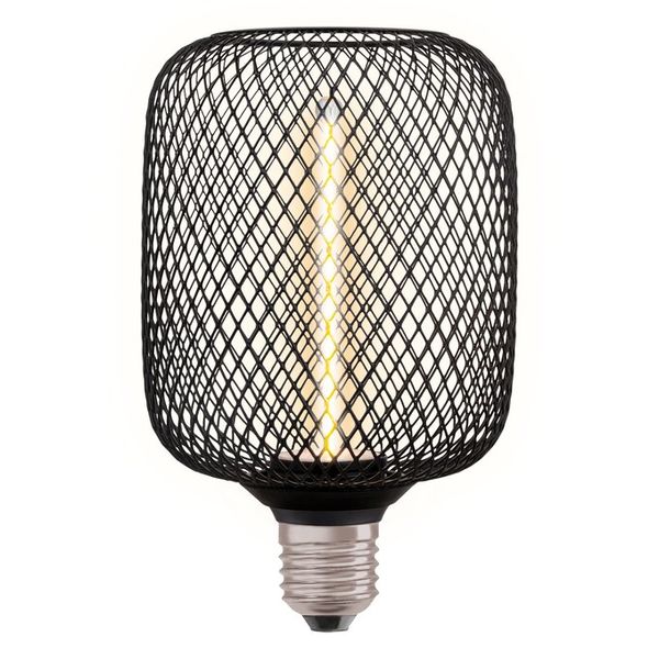 DECOR LED STRAW FILAMENT SQUARE 100 BLACK DIM 3.5W 818 E27 - , изображение 2