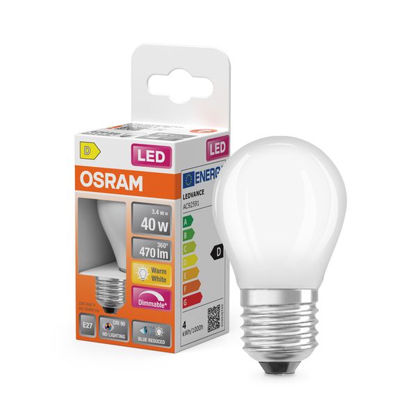 LED Superstar Plus Classic P 40 Filament DIM 3.4W 927 Frosted E27 - , изображение 11