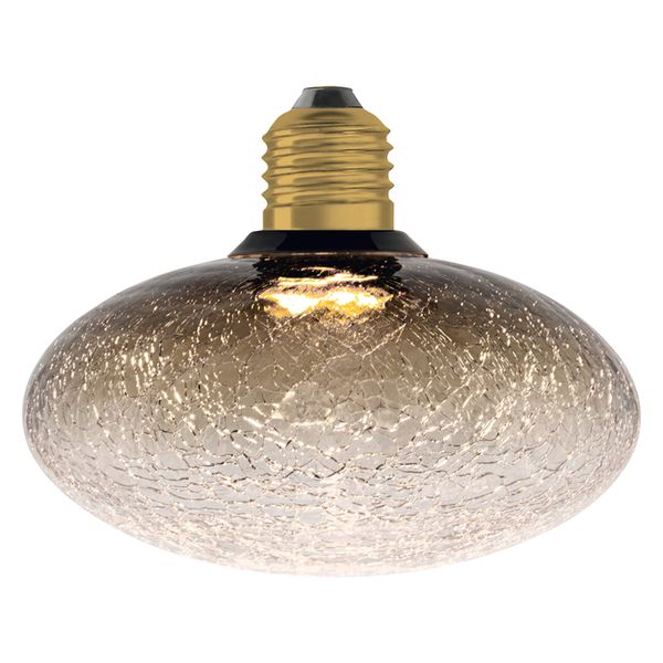 DECOR LED FLAT LAMP 3.5W 827 E27 Non-Dim IN CRACKED GLASS FLATTENED BROWN - , изображение 12