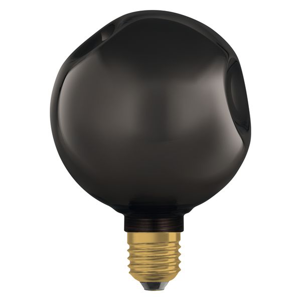 DECOR LED FLAT LAMP 3.5W 827 E27 Non-DIM IN ELECTRO GLASS SMALL BLACK - , изображение 4