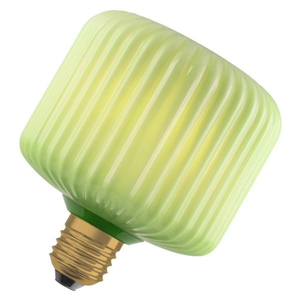 DECOR LED FLAT LAMP 3.5W 827 E27 Non-DIM IN COLOURED GLASS SQUARE GREEN - , изображение 14