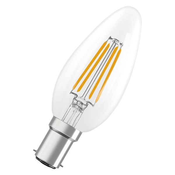 LED Star Classic B 40 Filament 3.4W 827 Clear B15d - , изображение 4