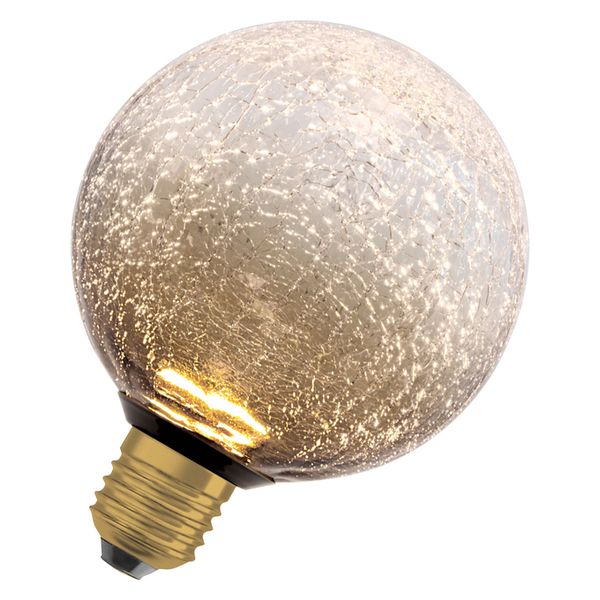 DECOR LED FLAT LAMP 3.5W 827 E27 Non-Dim IN CRACKED GLASS ROUND BROWN - , изображение 14