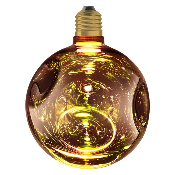 DECOR LED FLAT LAMP 3.5W 827 E27 Non-DIM IN ELECTRO GLASS MEDIUM ROSE - , изображение 12