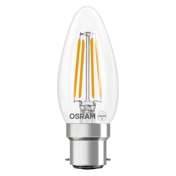 LED Star Classic B 40 Filament 3.4W 827 Clear B22d - , изображение 2