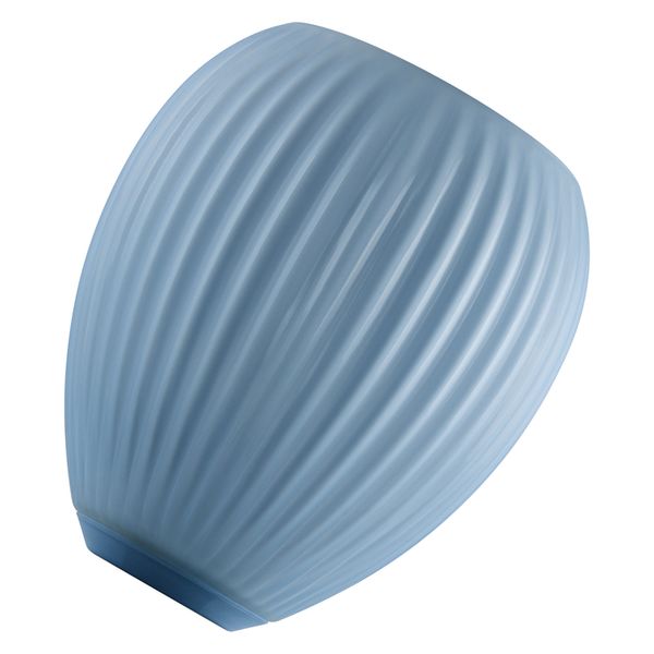 DECOR LED FLAT LAMP 3.5W 827 E27 Non-DIM IN COLOURED GLASS OVAL BLUE - , изображение 2