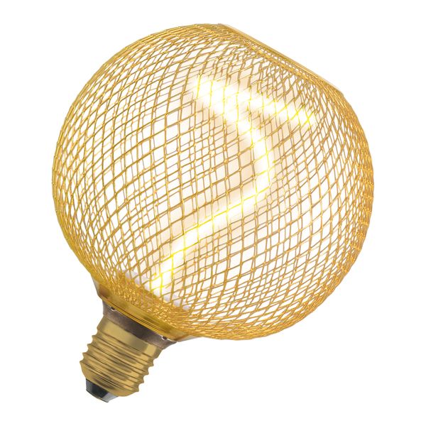 DECOR LED SPIRAL FILAMENT GLOBE 125 18 GOLD DIM 3.5W 818 E27 - 