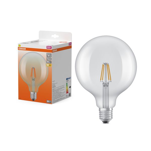 LED Star Globe 125 40 Filament 3.4W 827 Clear E27 - , изображение 8