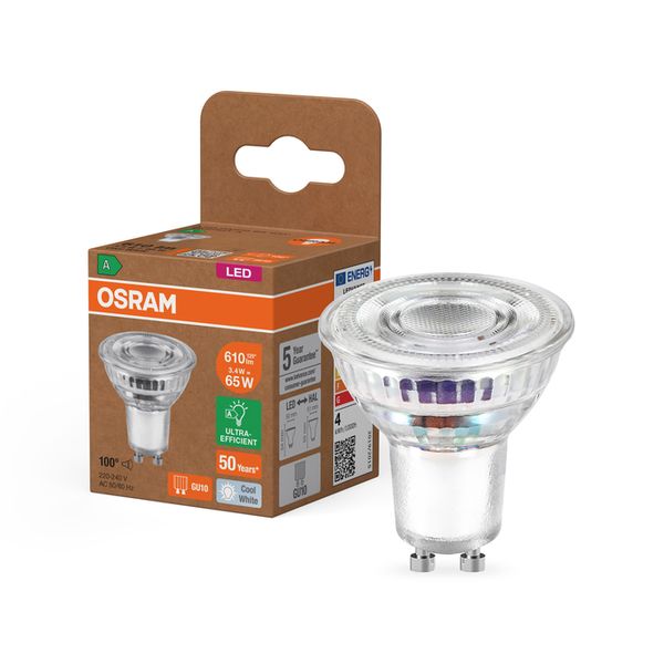 LED PAR16 51 100° Energy efficiency class A 3.4W 840 GU10 - , изображение 8