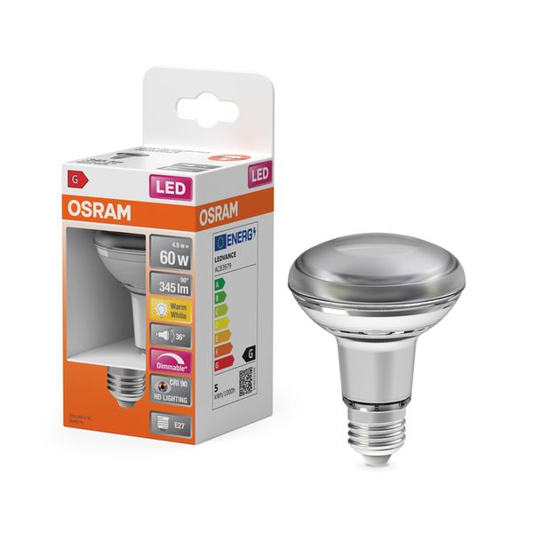 LED Superstar R63 60 36° DIM 4.9W 927 E27 - , изображение 4