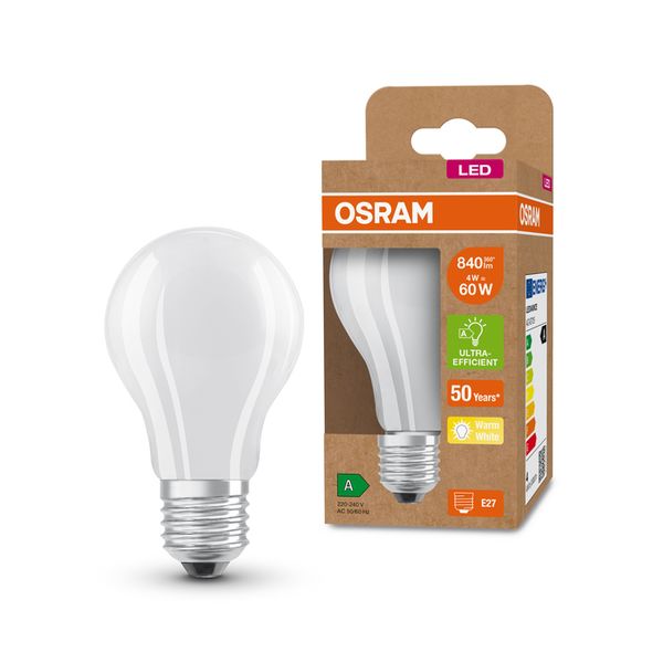LED Classic A 60 Energy efficiency class A 3.8W 830 Frosted E27 - , изображение 8