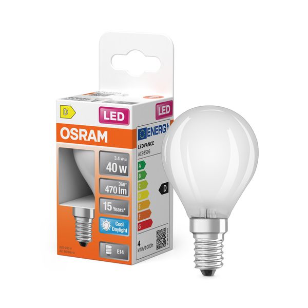 LED Star Classic P 40 Filament 3.4W 865 Frosted E14 - , изображение 8