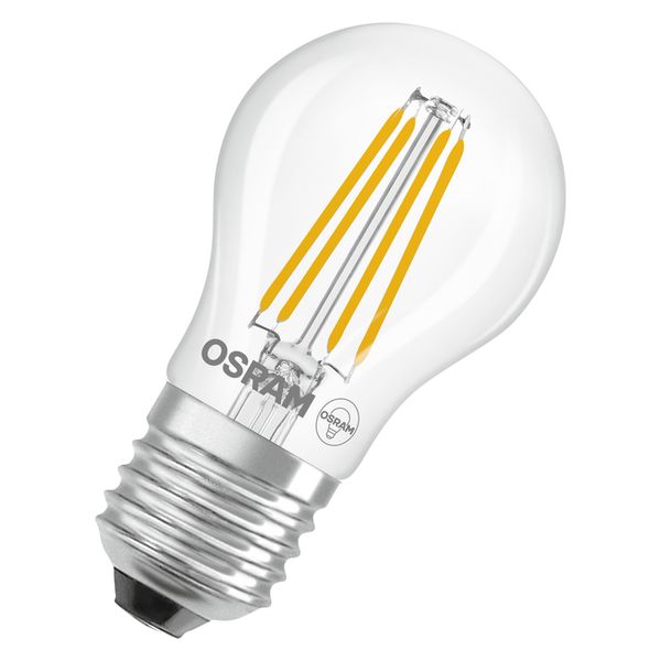 LED Classic P 60 Filament Energy efficiency class A 3.8W 827 Clear E27 - 