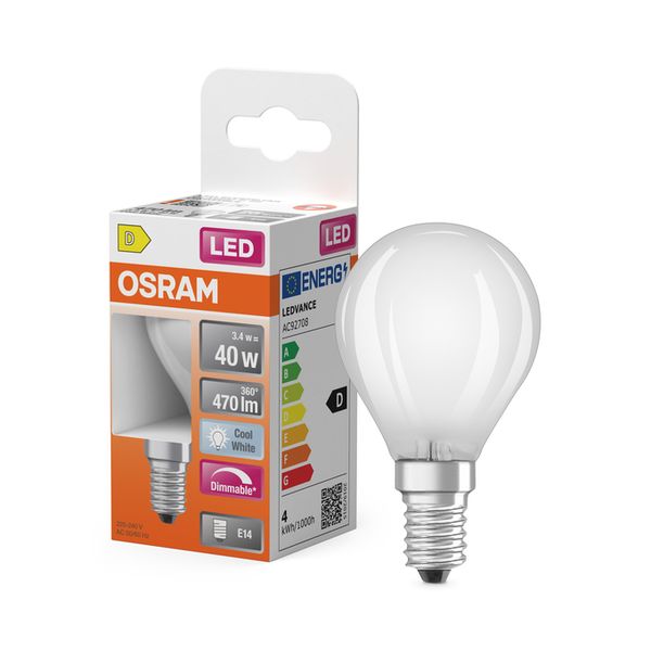 LED Superstar Classic P 40 Filament DIM 3.4W 840 Frosted E14 - , изображение 8