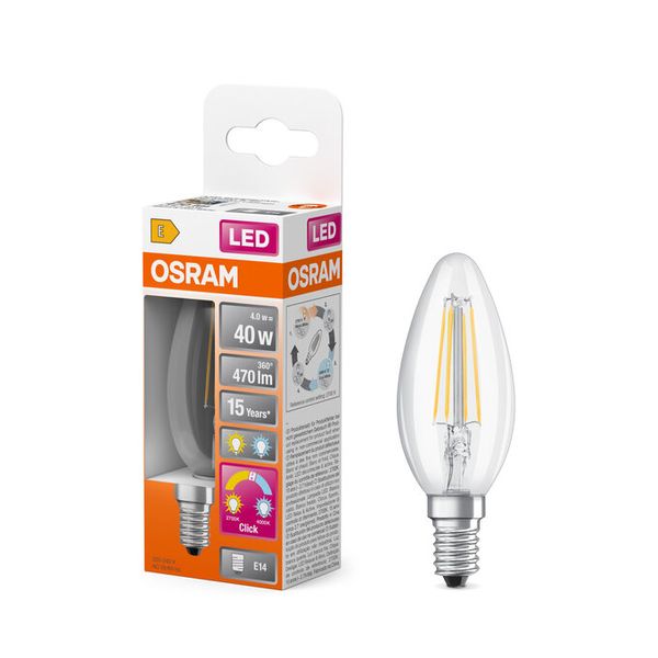 LED Superstar Plus Classic B 40 Filament Active/Relax 4W 827/840 E14 - , изображение 4