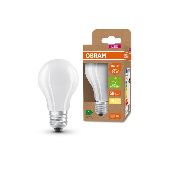 LED Classic A 60 Energy efficiency class A 3.8W 830 Frosted E27 - , изображение 6