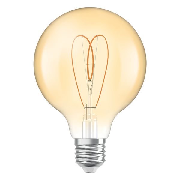 Vintage 1906 Globe 95 40 Heart Filament DIM 4.9W 922 Gold E27 - , изображение 8