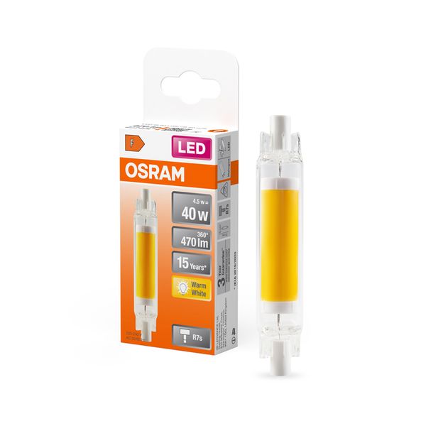 LED Slim Line 78 40 300° 4.5W 827 Glas R7s - , изображение 8