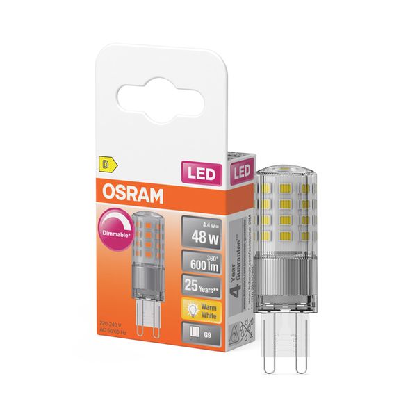 LED PIN 50 320° DIM 4.4W 827 Clear G9 - , изображение 8