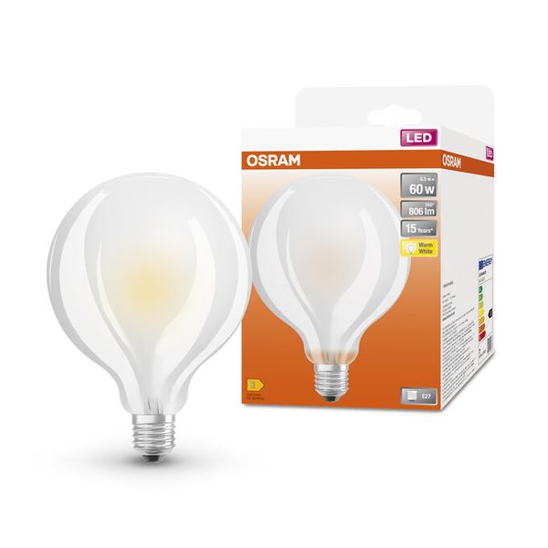 LED Star Globe 95 60 6.5W 827 Frosted E27 - , изображение 4
