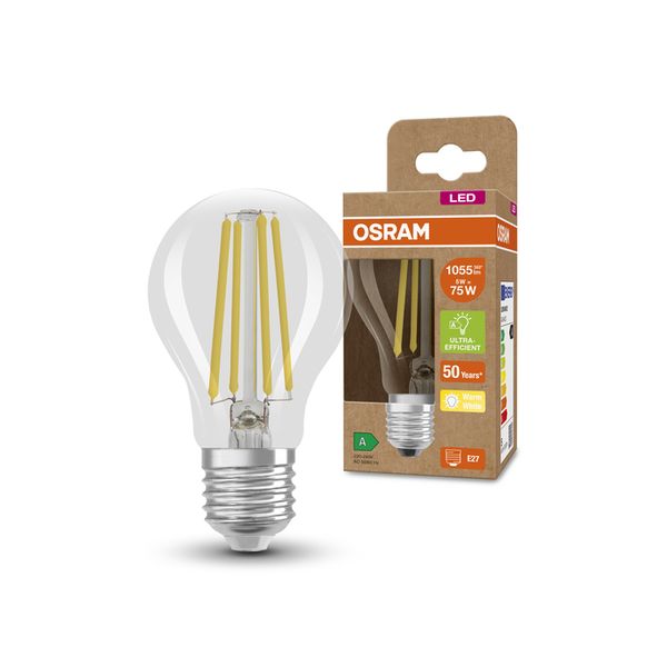 LED Classic A 75 Filament Energy efficiency class A 5W 830 Clear E27 - , изображение 10