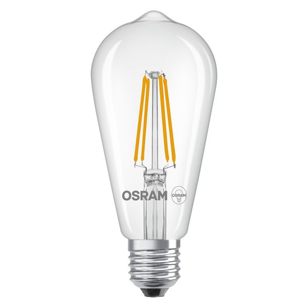 LED Classic Edison 75 Filament Energy efficiency class A 5W 827 Clear E27 - , изображение 2