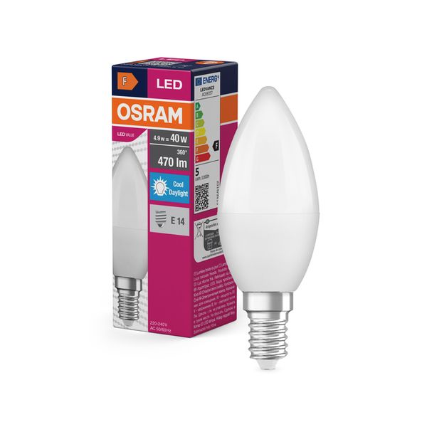 LED Value Classic B 40 4.9W 865 Frosted E14 - , изображение 8