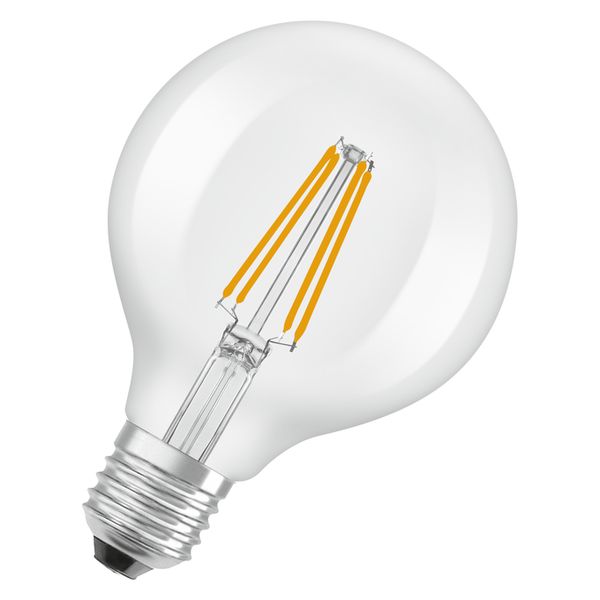LED Classic Globe 95 75 Filament Energy efficiency class A 5W 827 Clear E27 - , изображение 4