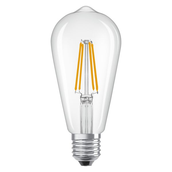 LED Classic Edison 75 Filament Energy efficiency class A 5W 827 Clear E27 - , изображение 6
